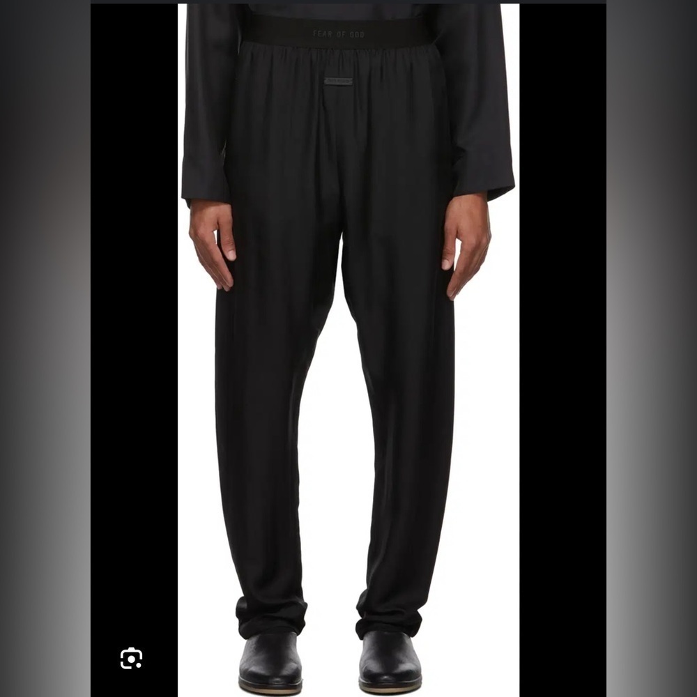 FEAR OF GOD silk lounge pants.
